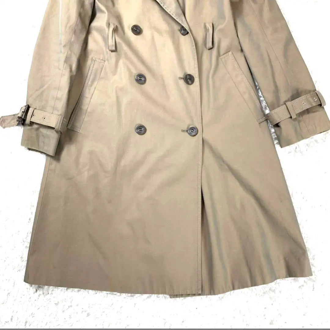 [Good condition] Garjardagalante trench coat double cotton khaki F