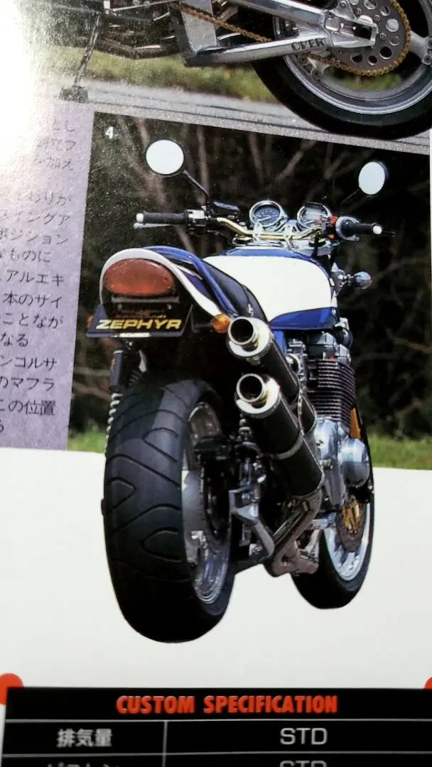 Zephyr 1100 OVER dual muffler