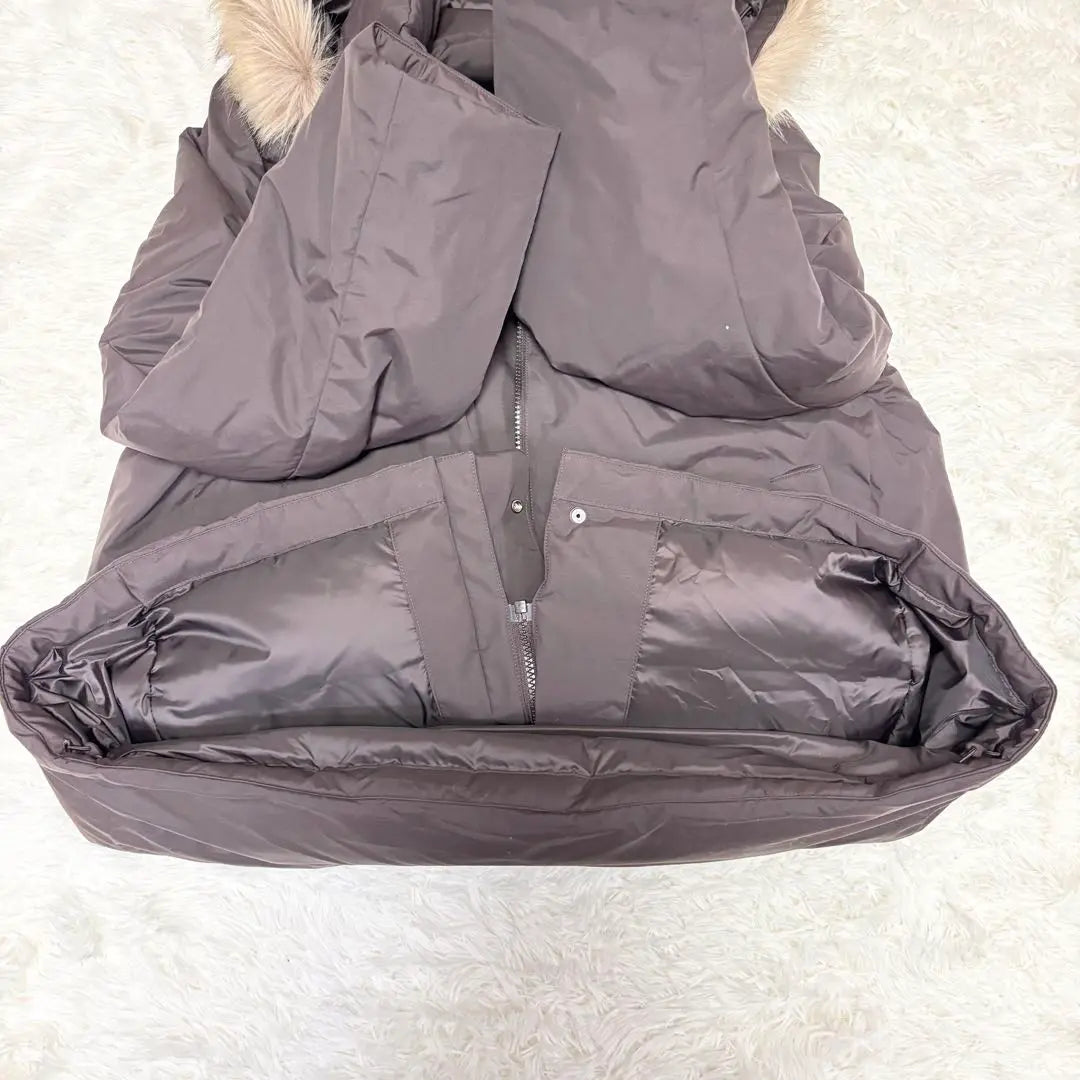 [Good condition] Uniqlo Hybrid Down Coat Dark Brown XL Size | 【美品】ユニクロ　 ハイブリッド　ダウン　コート ダークブラウン ＸＬサイズ