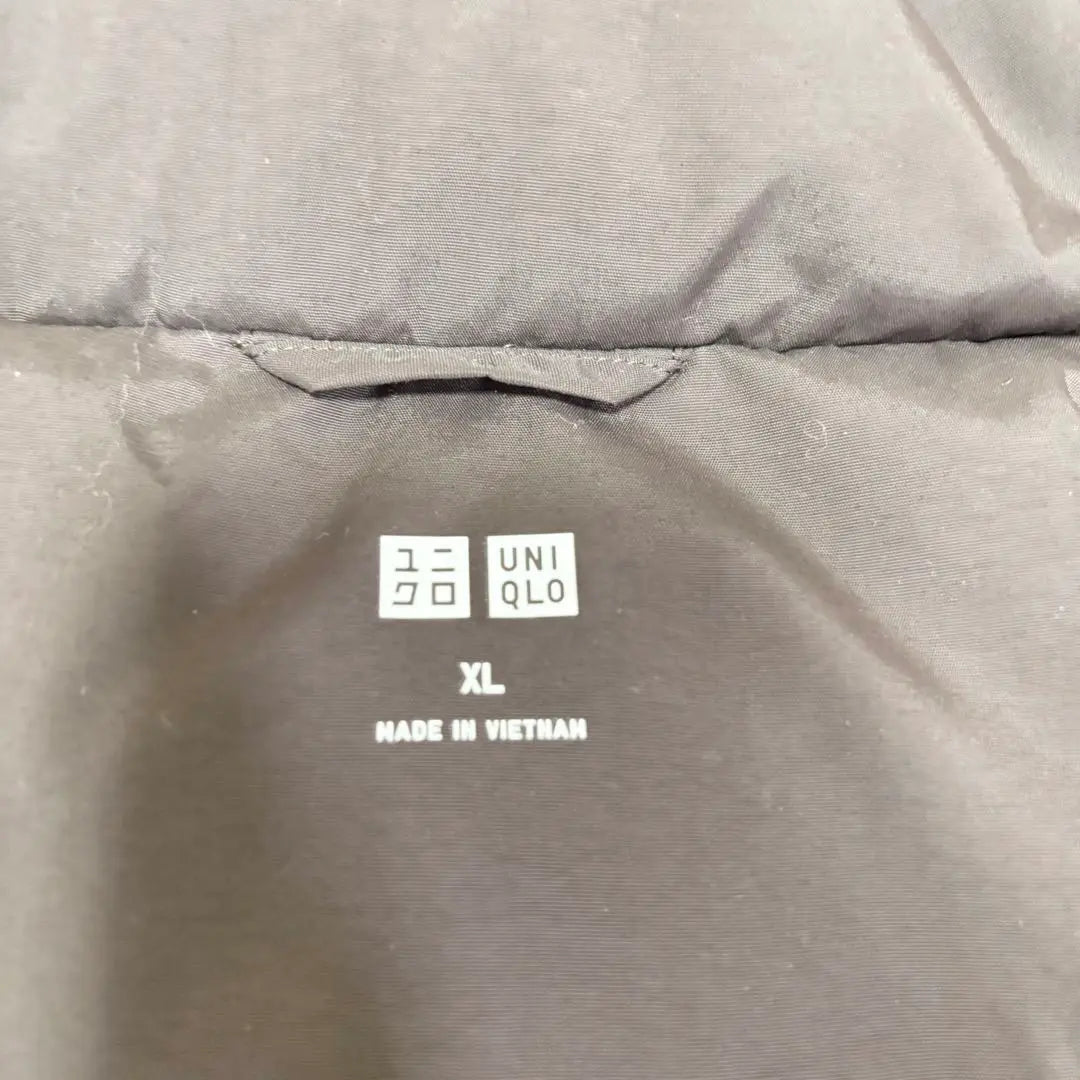 [Good condition] Uniqlo Hybrid Down Coat Dark Brown XL Size | 【美品】ユニクロ　 ハイブリッド　ダウン　コート ダークブラウン ＸＬサイズ