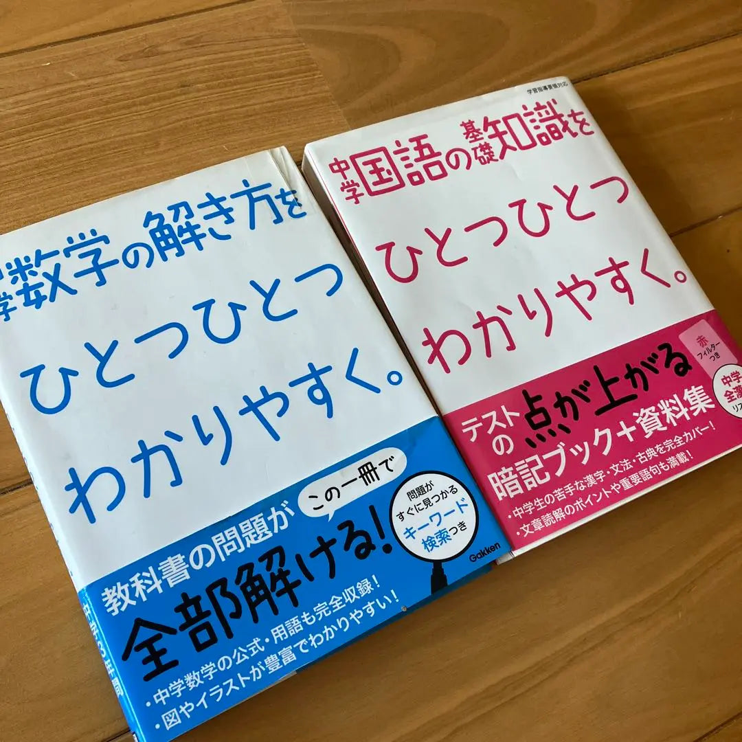 Junior high school mathematics Japanese language, each one is easy to understand