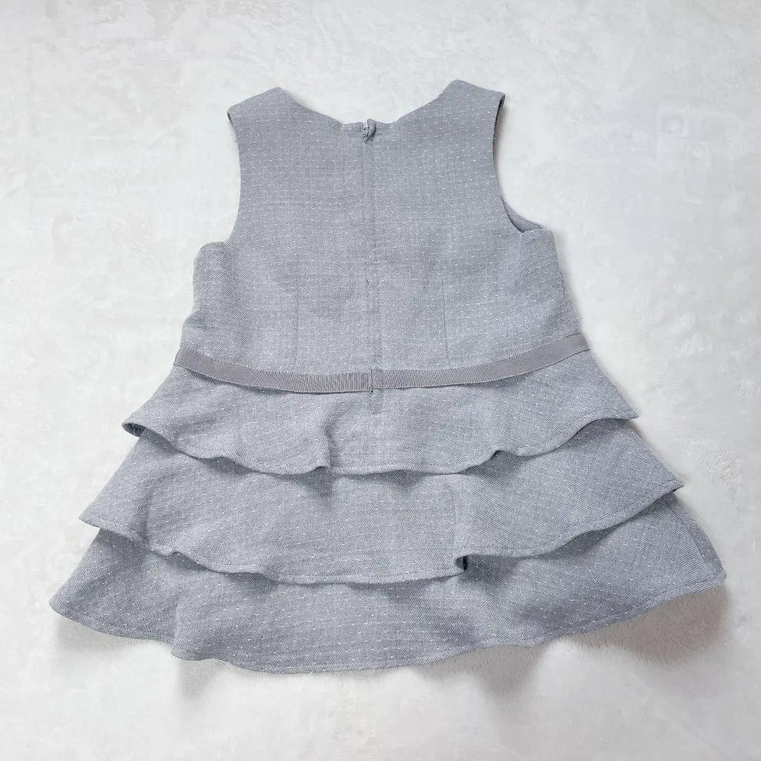 Vestido formal con volantes para niños 95