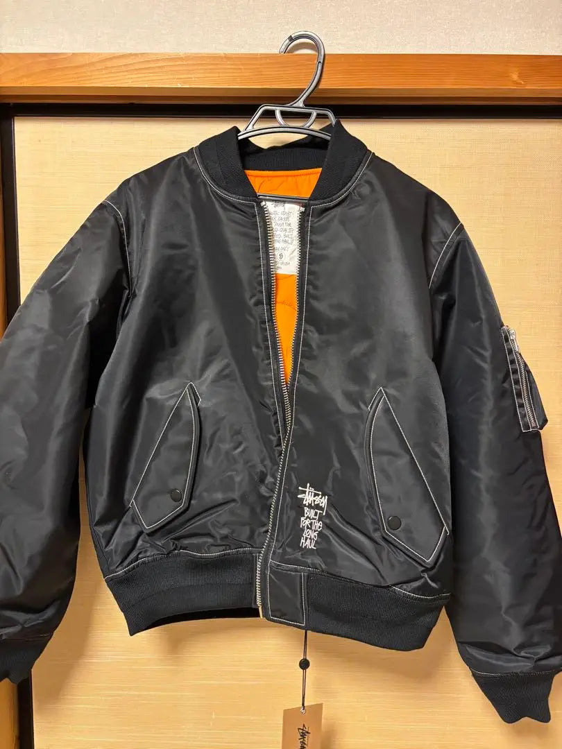 Hombre Stussy Cazadora Bomber Negro | Stussy ボンバージャケット ブラック