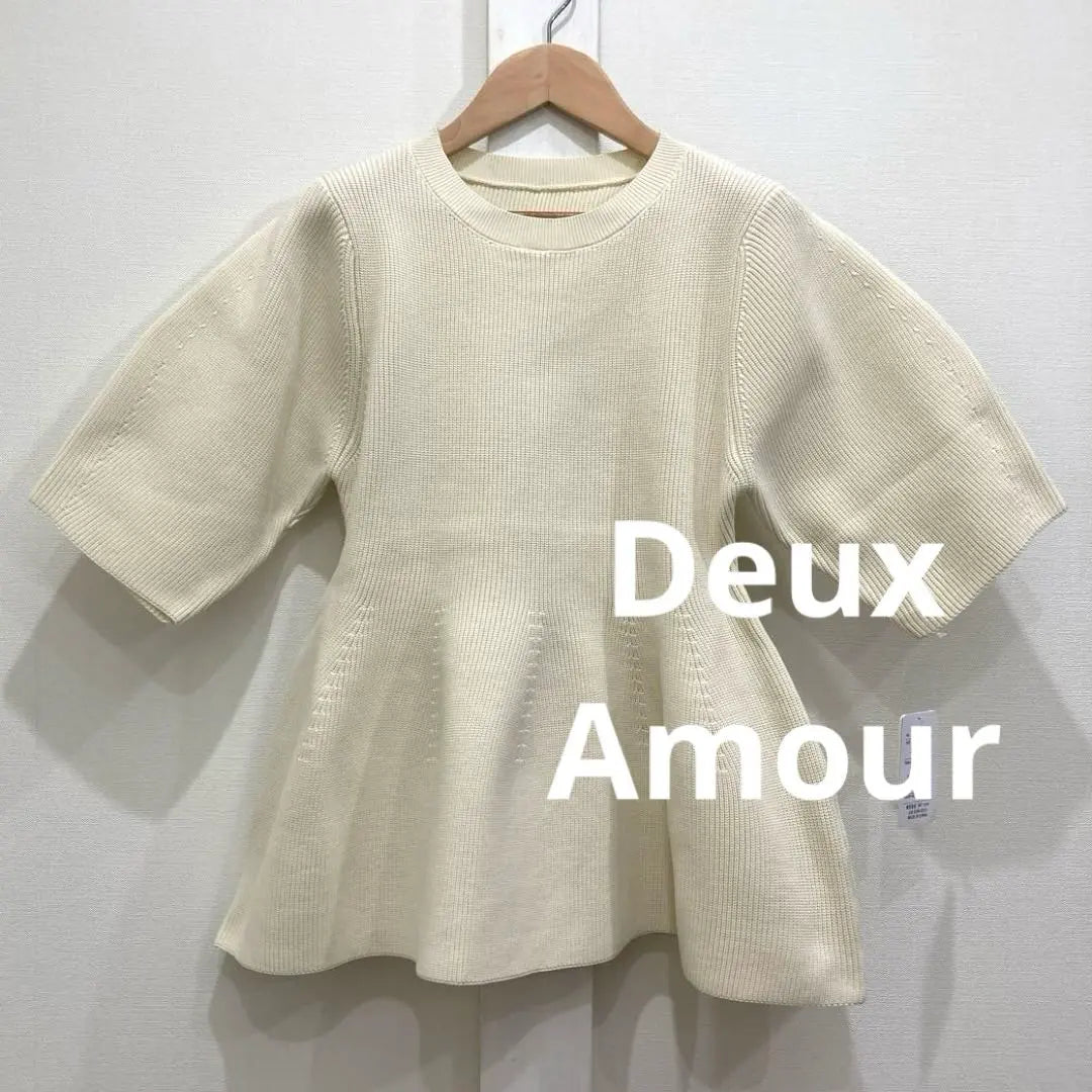 Deux AMOUR Duser Mour Tops de punto con etiqueta