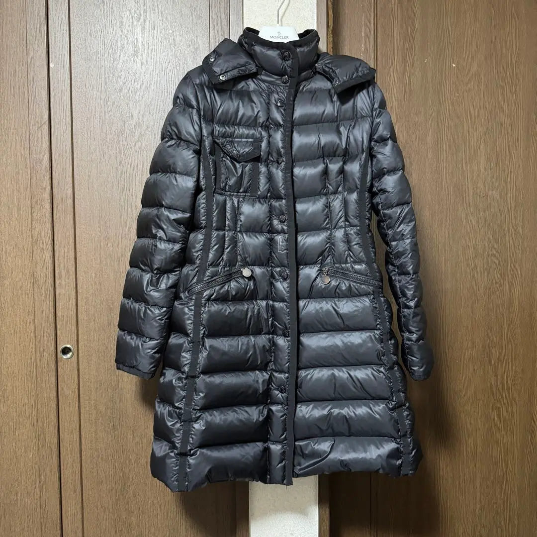 MONCLER Chaqueta De Plumas Elminne Down Court Negro Talla 1 | MONCLER エルミンヌ ダウンコート ダウンジャケット ブラック サイズ1