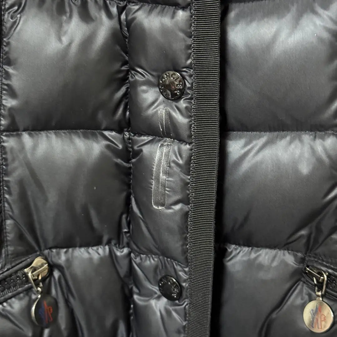 MONCLER Chaqueta De Plumas Elminne Down Court Negro Talla 1 | MONCLER エルミンヌ ダウンコート ダウンジャケット ブラック サイズ1