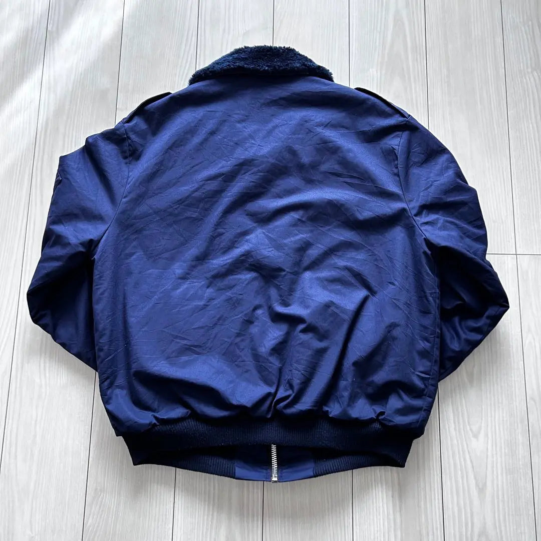 [Raro] Chaqueta de piloto del ejército francés de los años 60, color azul marino, producto real poco común