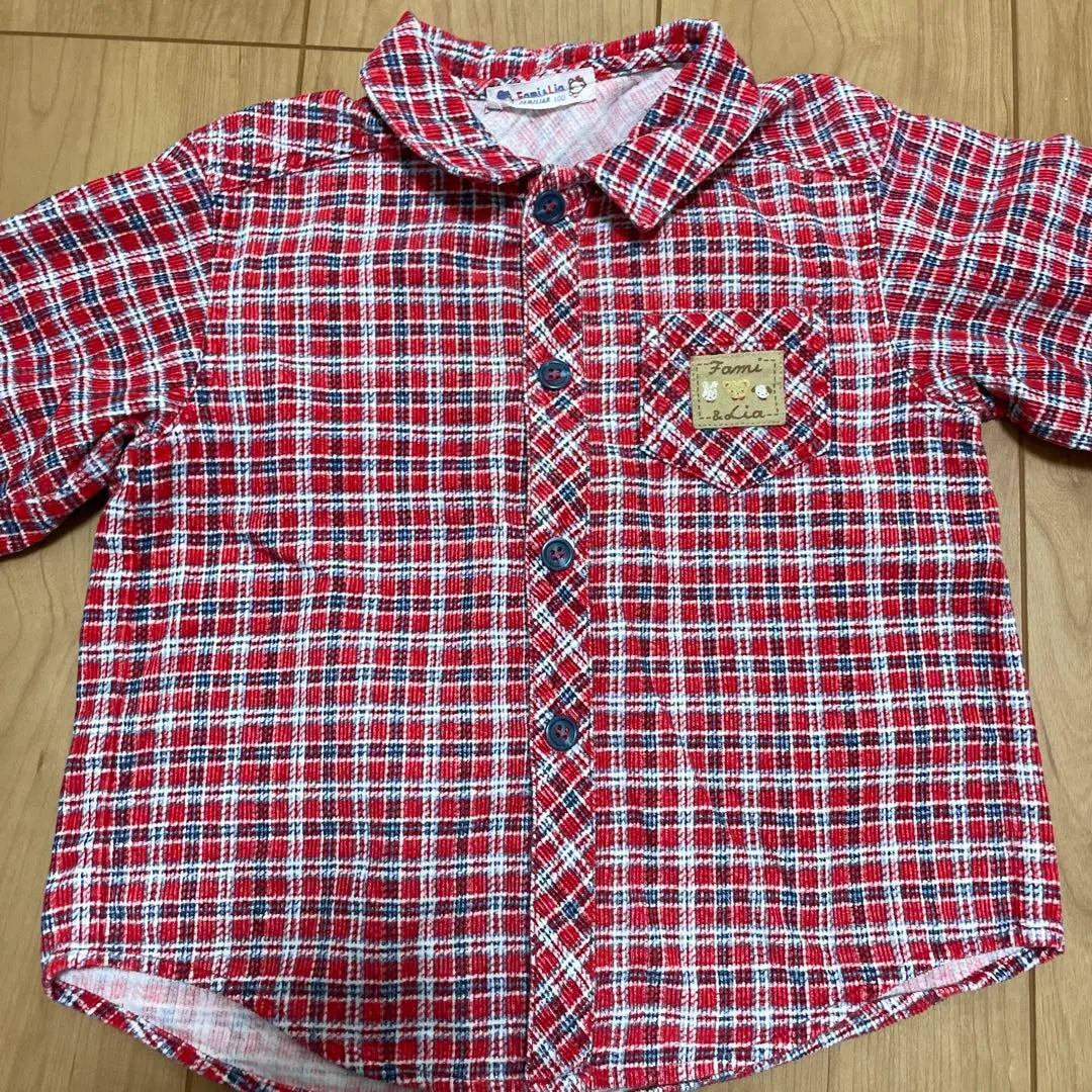 Camisa cuadros familia camisa cuadros | ファミリア チェックシャツ シャツ チェック