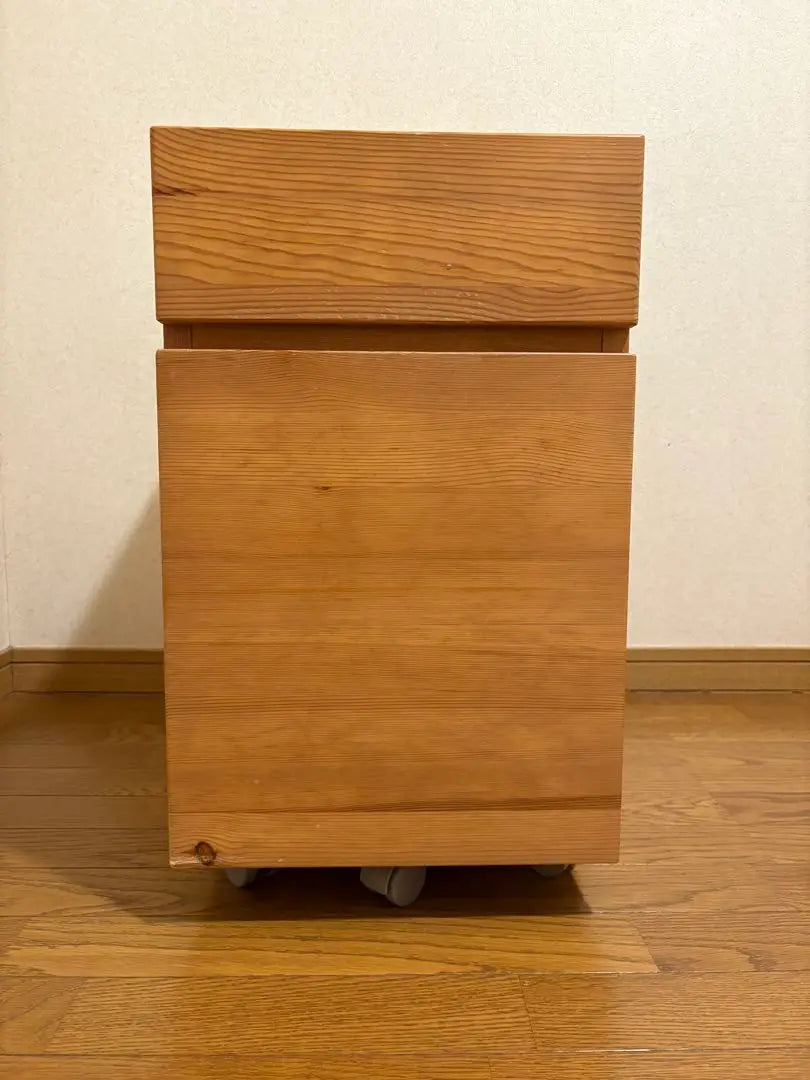 [MUJI] Desk Cabinet Pine Wood