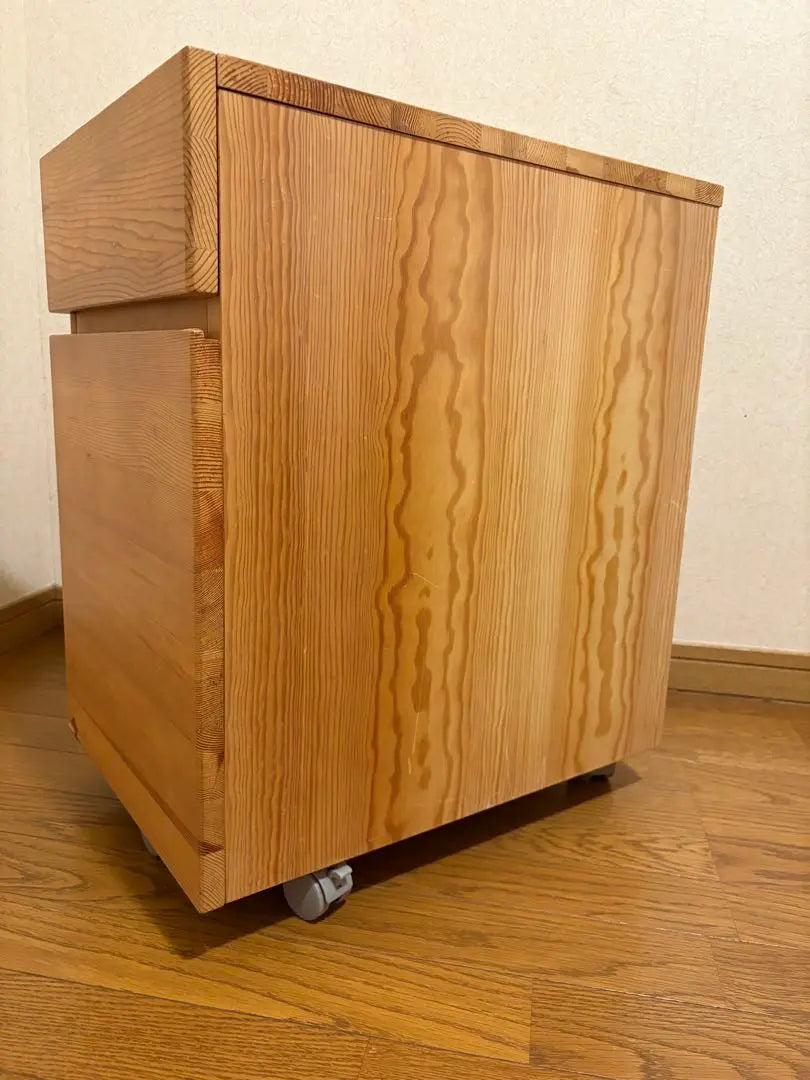 [MUJI] Desk Cabinet Pine Wood