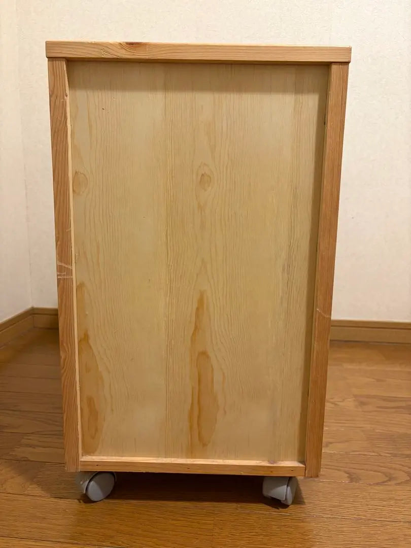 [MUJI] Desk Cabinet Pine Wood