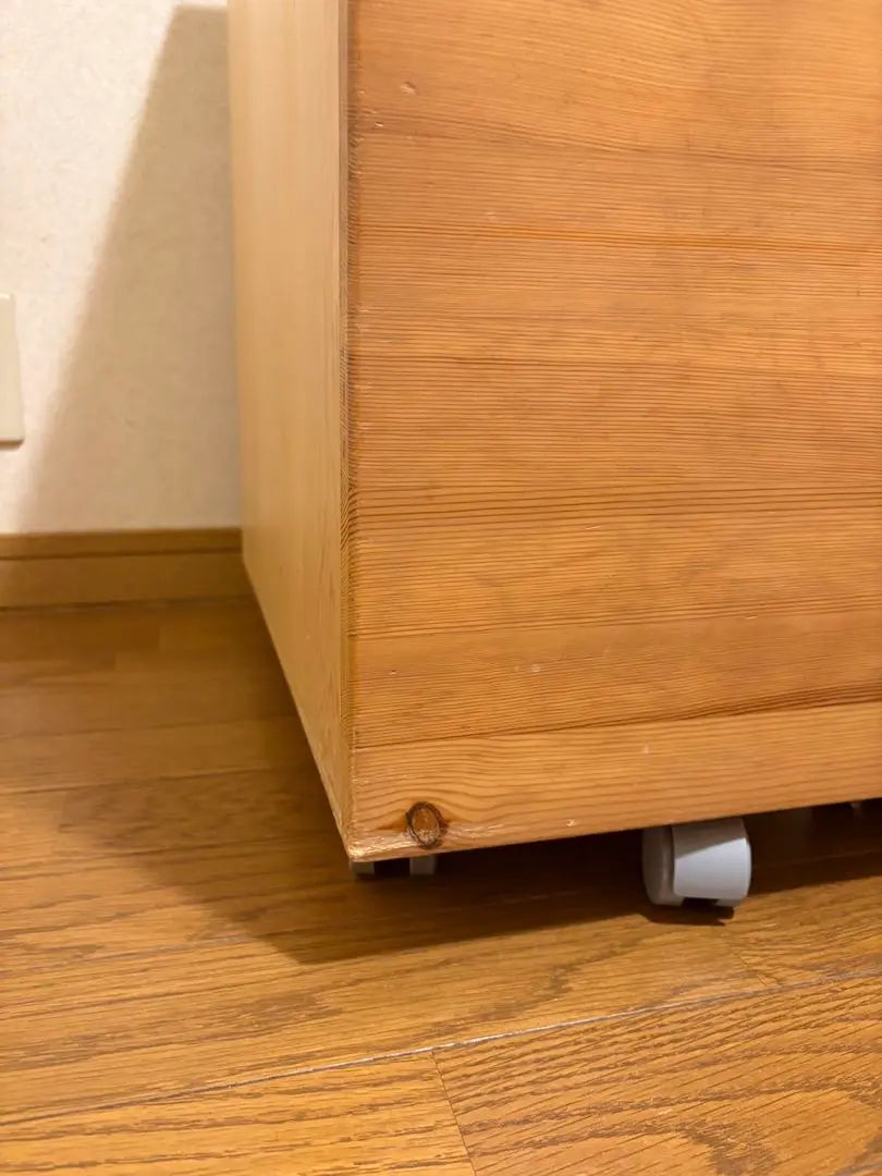 [MUJI] Desk Cabinet Pine Wood