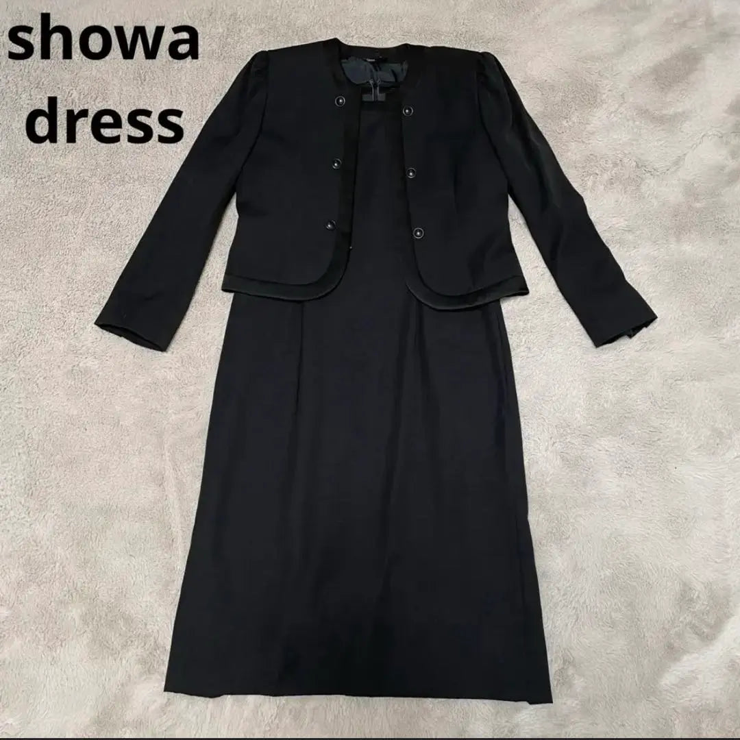 Mourning clothes, weddings, funerals, formal dresses, Showa dresses, set-up, one-piece