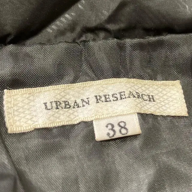 URBAN RESEARCH Check pattern Down vest best jacket | URBAN RESEARCH チェック柄 ダウンベスト ベストジャケット