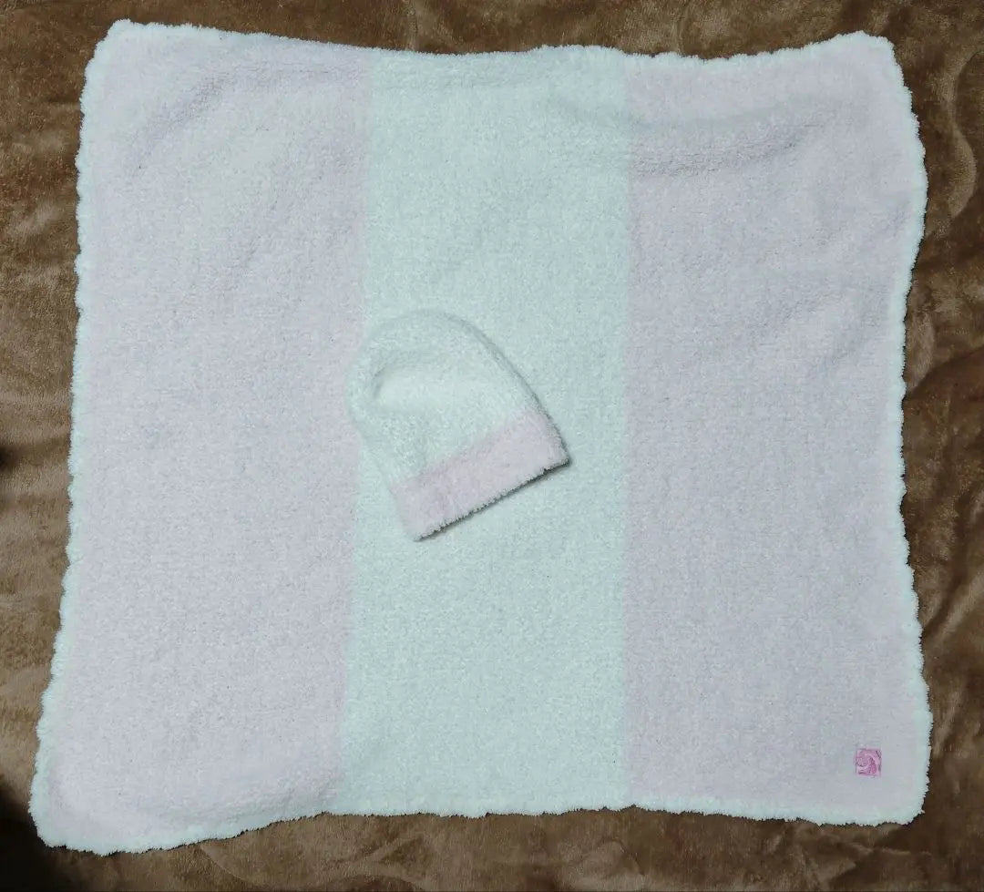 kashwere BABY BLANKET TRIM & CAP