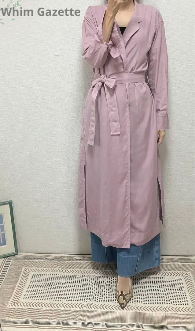 Wim Gazette Pink Long Gown F Pink Spring Coat Dress