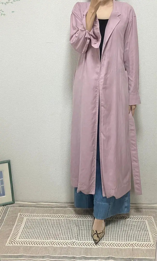 Wim Gazette Pink Long Gown F Pink Spring Coat Dress