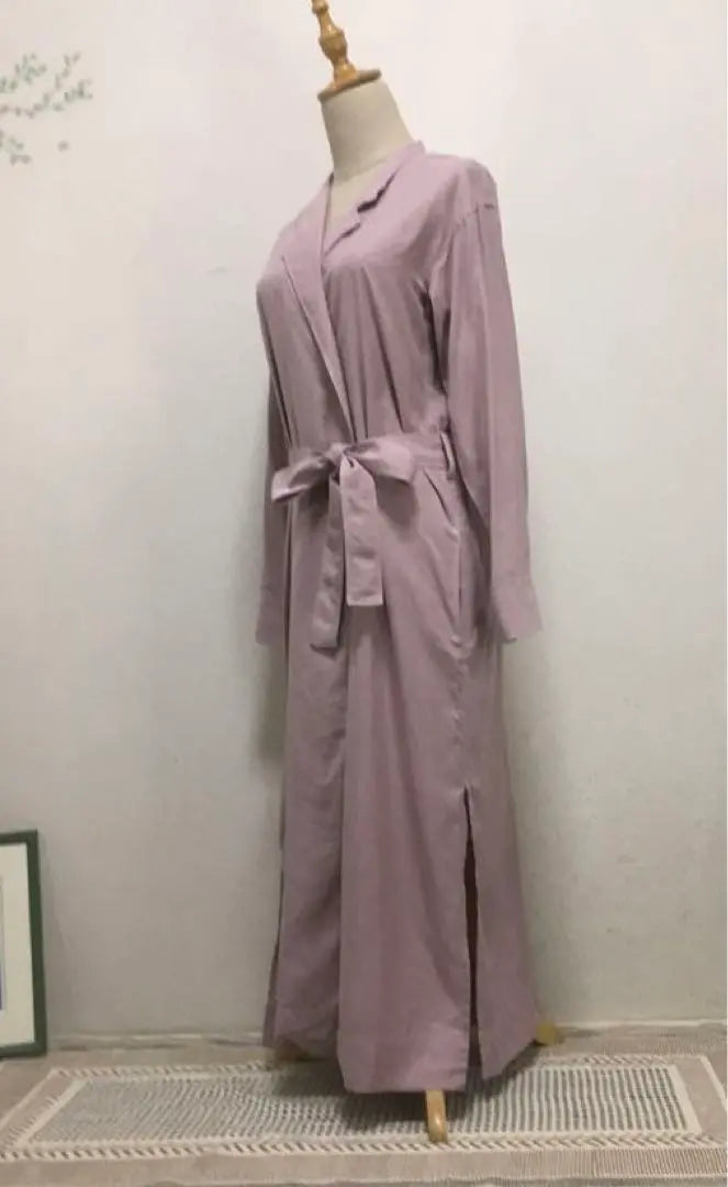 Wim Gazette Pink Long Gown F Pink Spring Coat Dress