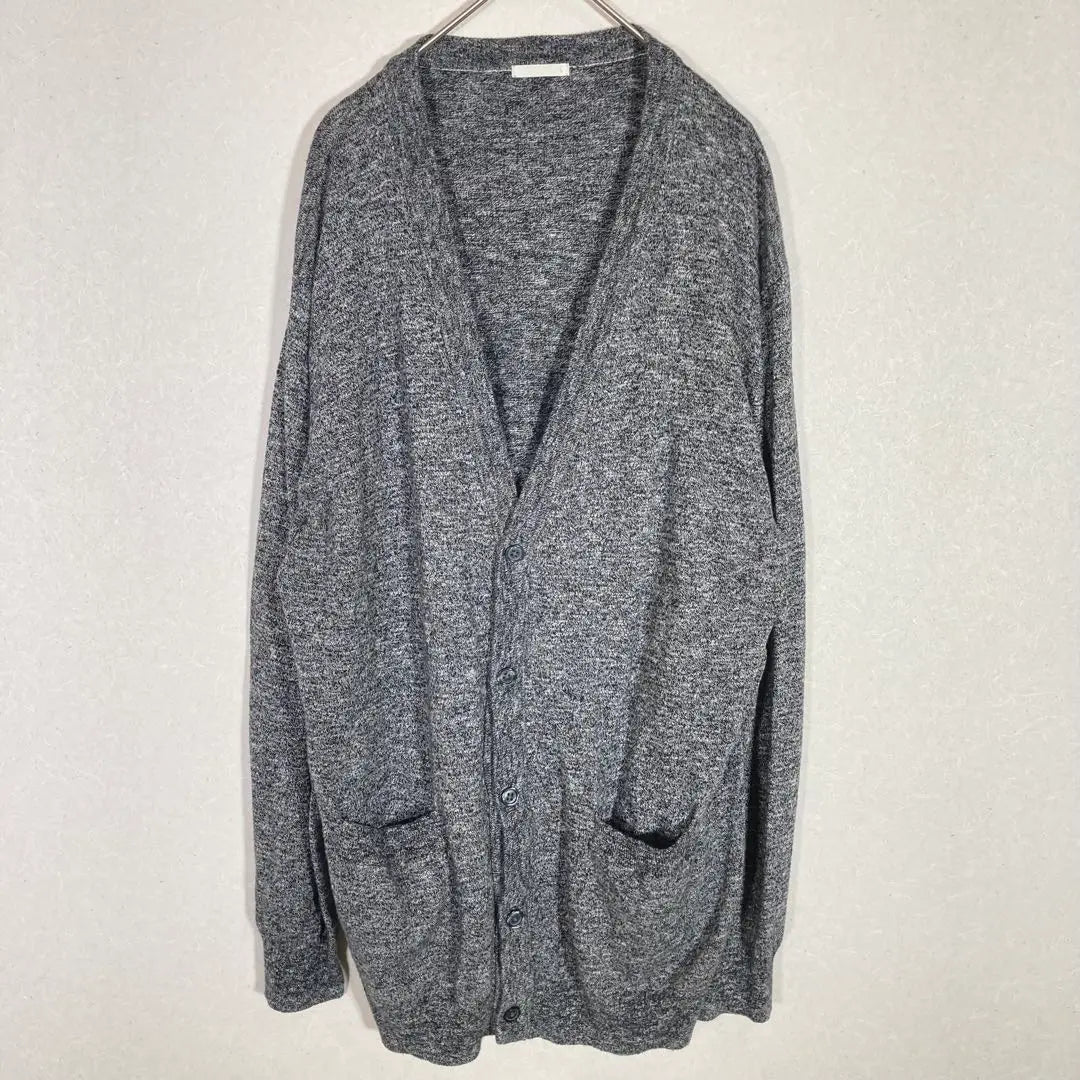 GU Cardigan, Beautiful condition, Gray, Oversized, L, Cotton, Linen