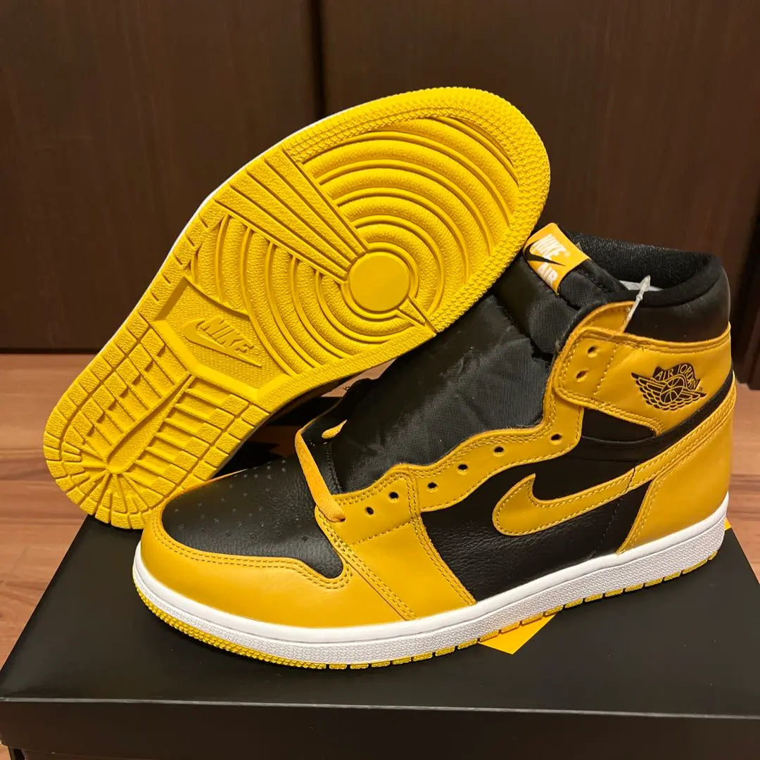 [Nueva etiqueta negra] NIKE AJ1 High OG "Pollen" 28cm