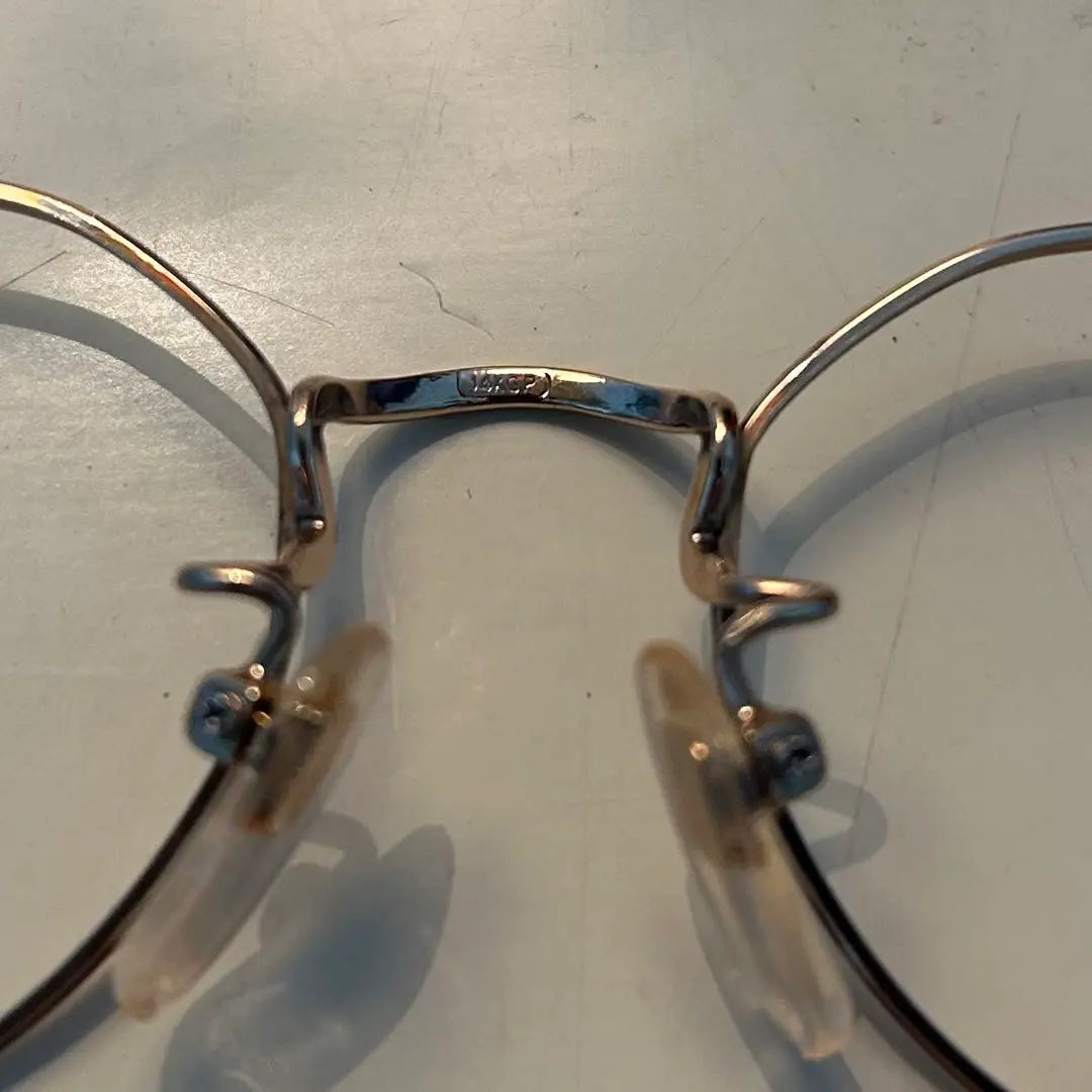 14K gold-plated vintage frame glasses