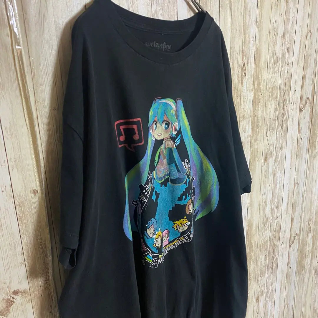 [D75] Hatsune Miku Hatsune Miku Crypton Future Print Tee