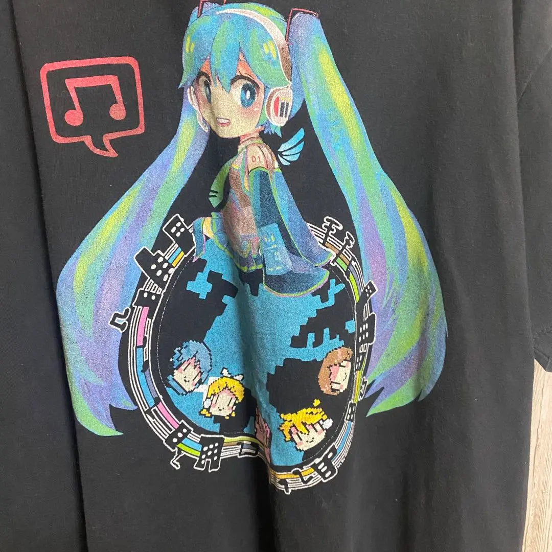 [D75] Hatsune Miku Hatsune Miku Crypton Future Print Tee