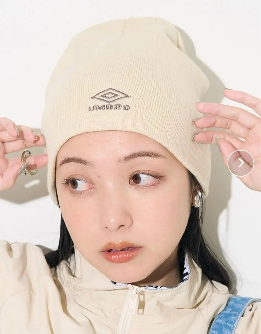 UMBRO × FREAK'S STORE/Umbro special order logo embroidered knit cap