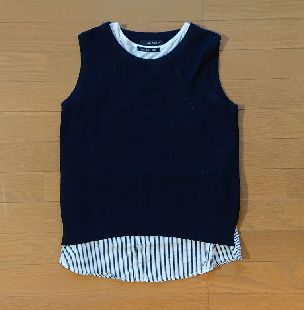 PAGEBOY sleeveless knit