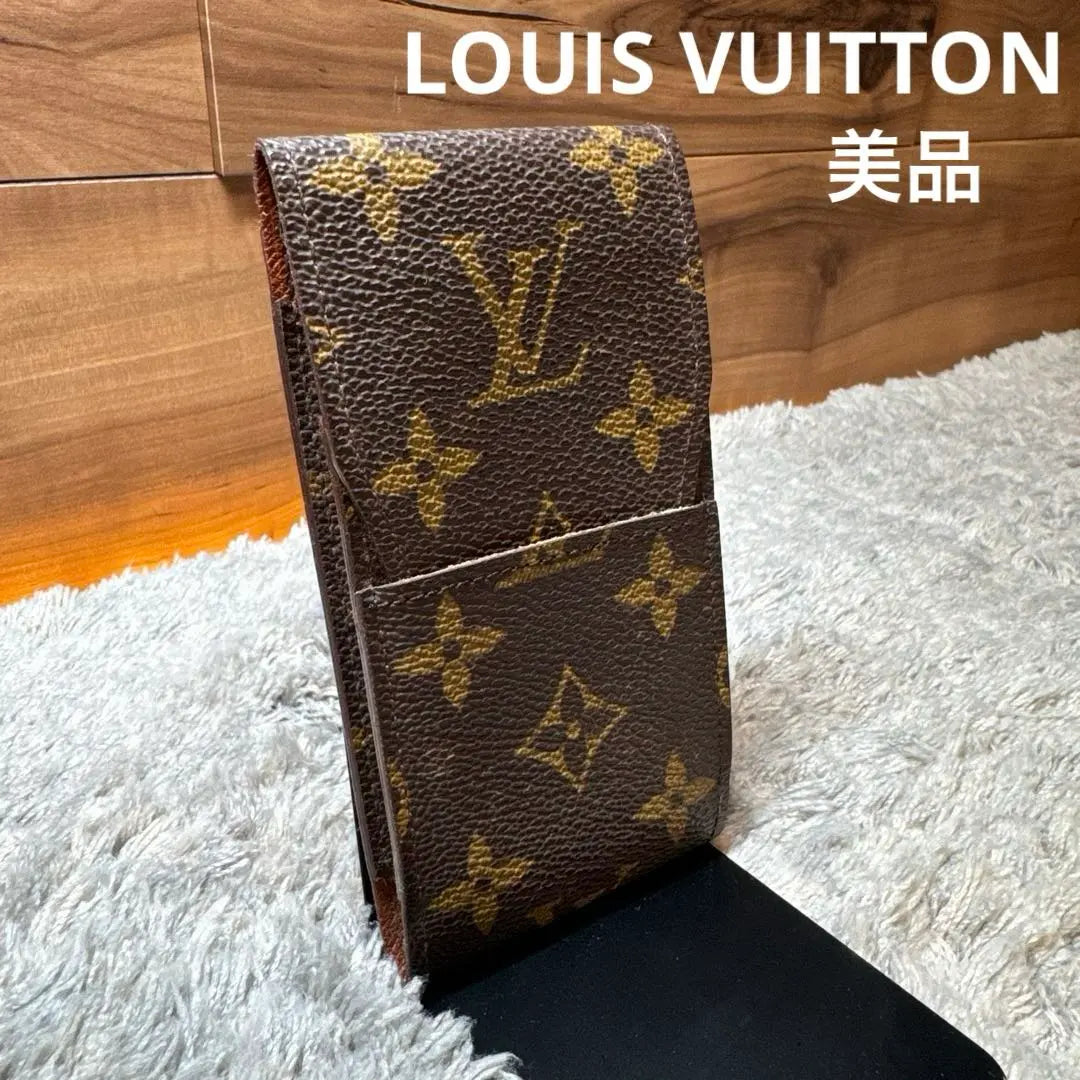 ★Buen estado★LOUIS VUITTON Monograma de cigarrillo Louis Vuitton Ettuy