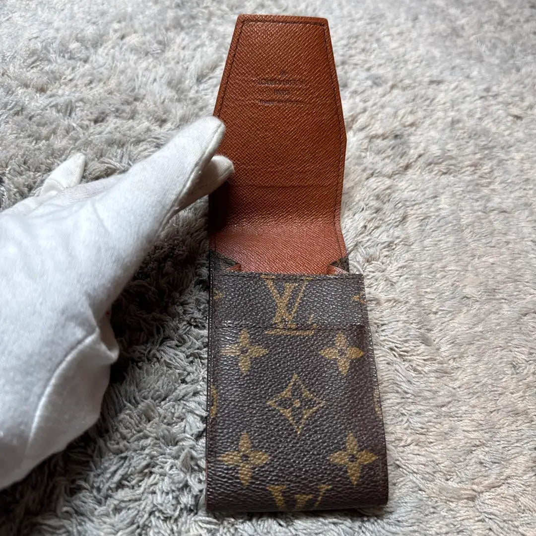 ★Buen estado★LOUIS VUITTON Monograma de cigarrillo Louis Vuitton Ettuy