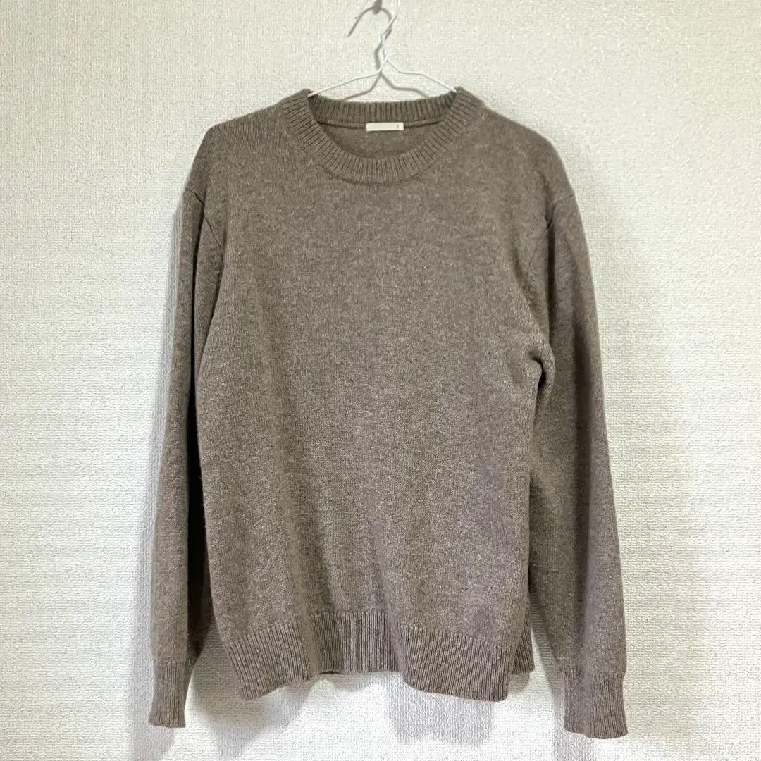 GU Lamb Blend Crew Neck Sweater (Long Sleeve) Men's S