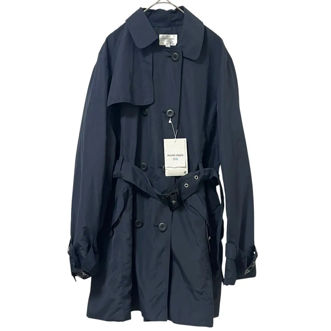 [Good condition] marie claire bis spring coat navy