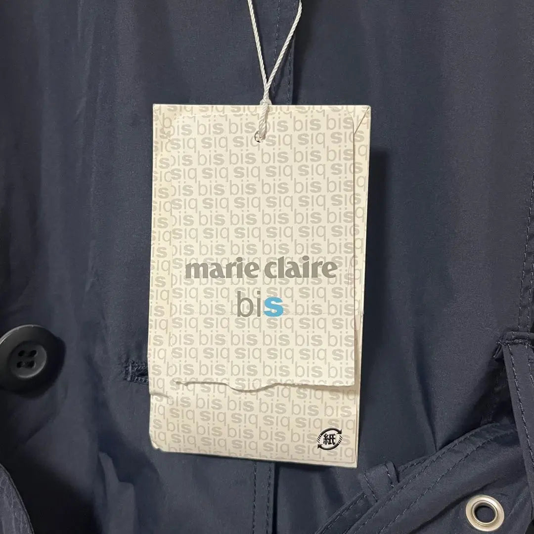 [Good condition] marie claire bis spring coat navy