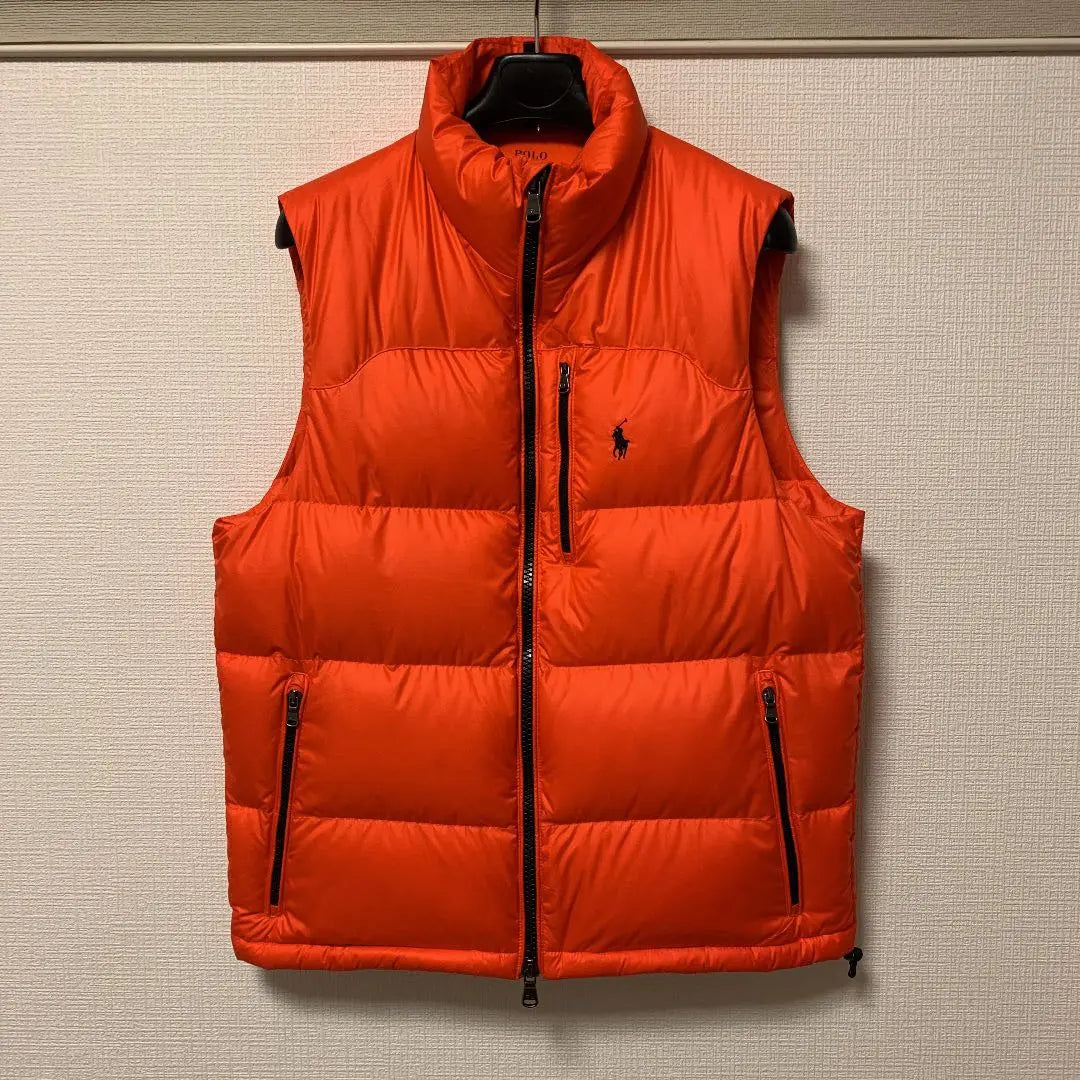 [Rare color] Ralph Lauren Orange Down Vest