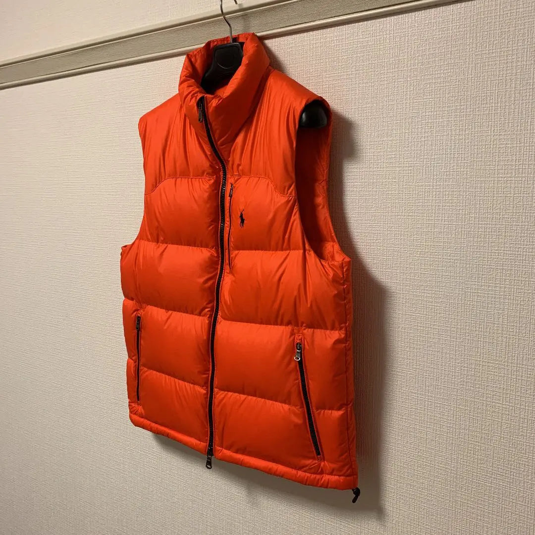 [Rare color] Ralph Lauren Orange Down Vest