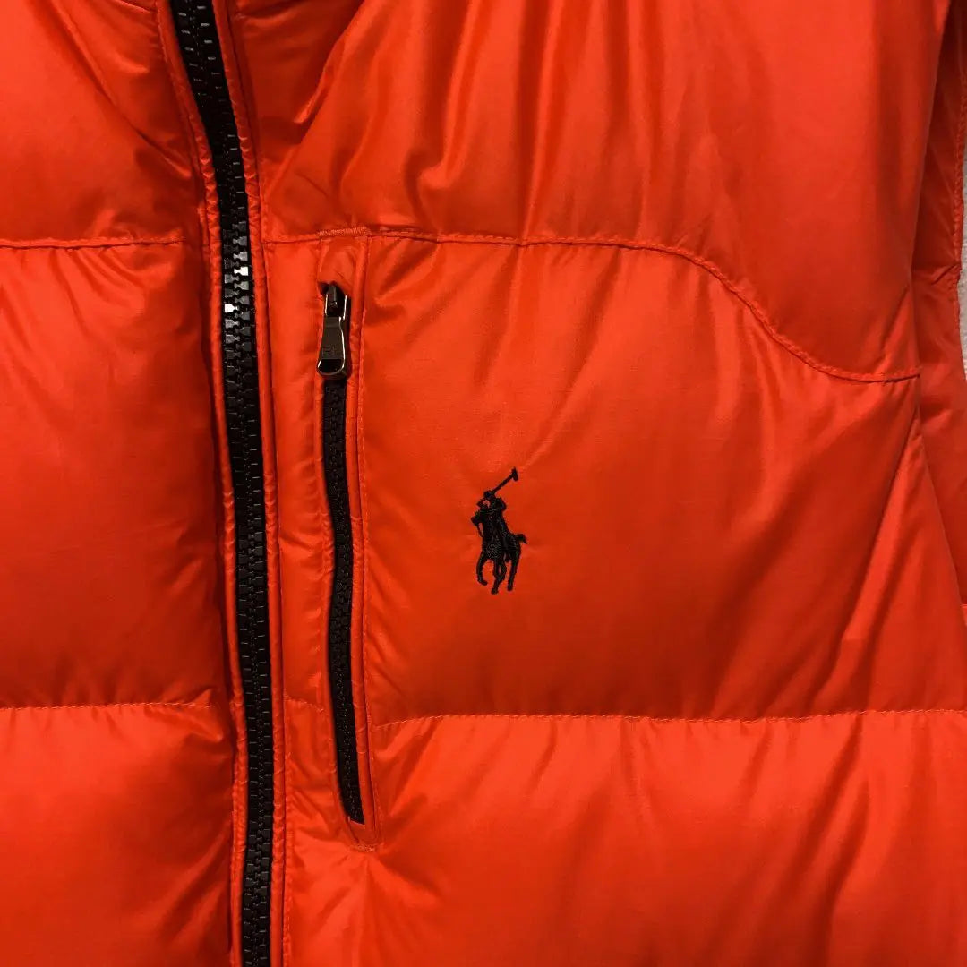 [Rare color] Ralph Lauren Orange Down Vest