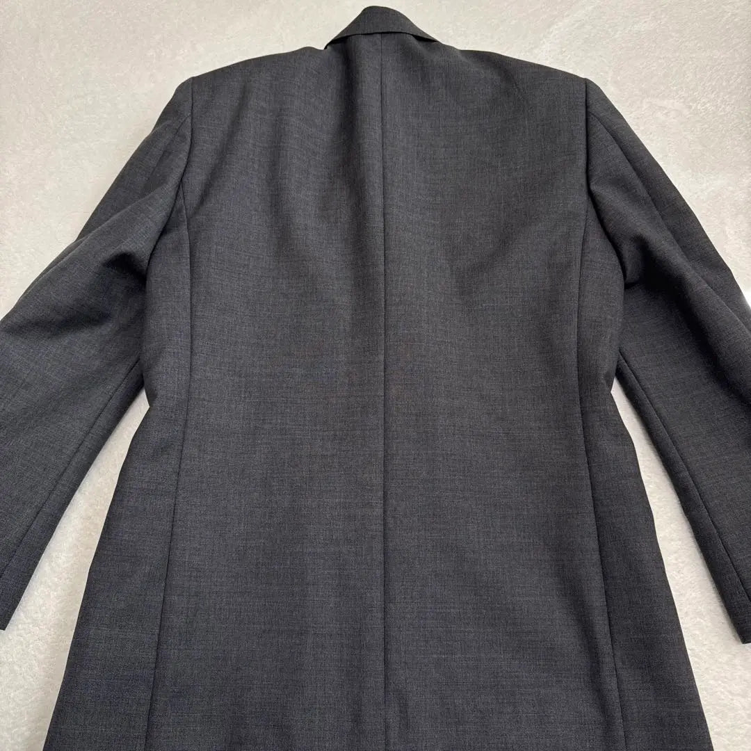 Superb condition Dior double tailored jacket gray metal buttons mohair blend