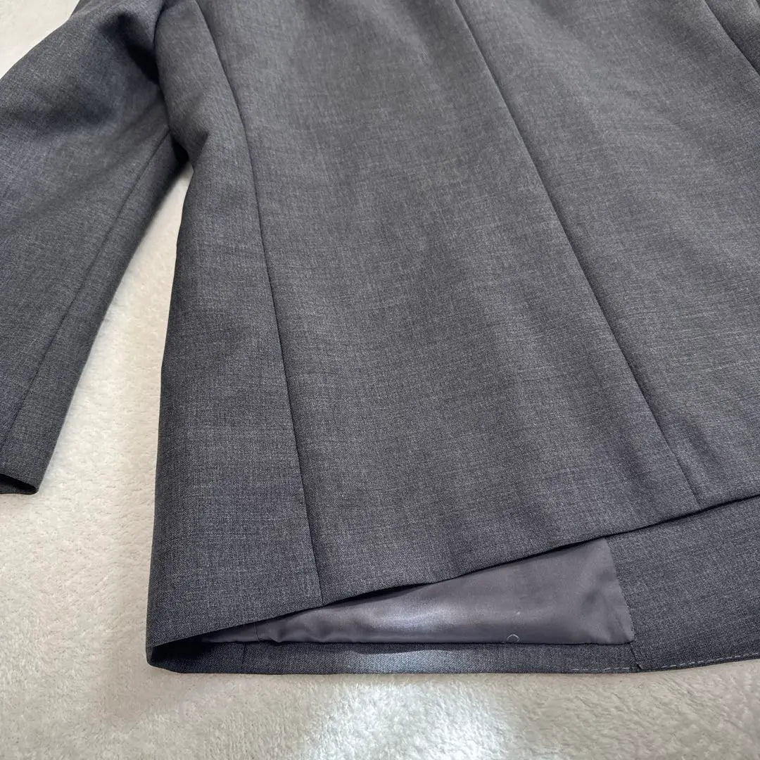 Superb condition Dior double tailored jacket gray metal buttons mohair blend