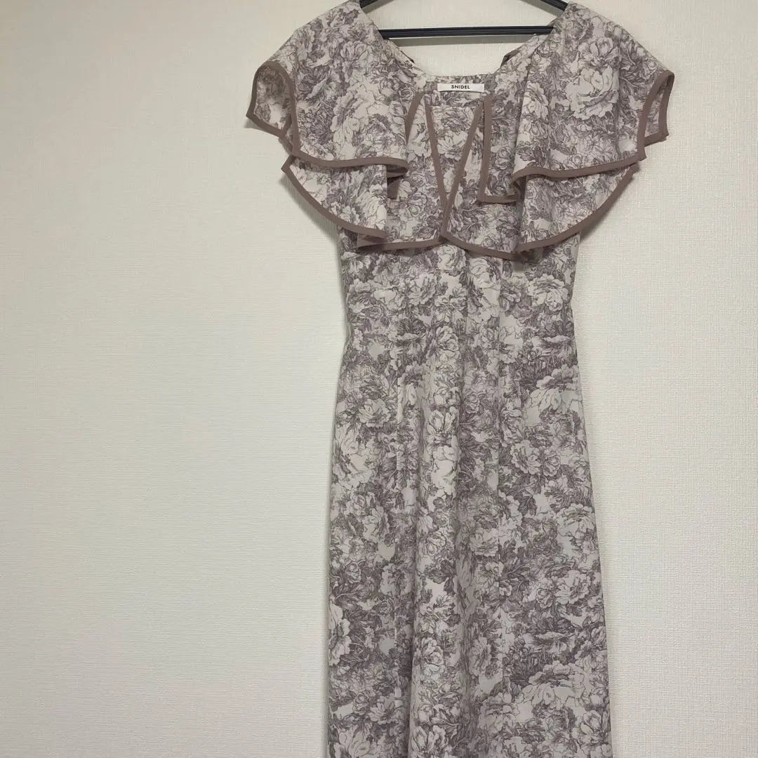 SNIDEL Raffle Color Dress M Size CGRY