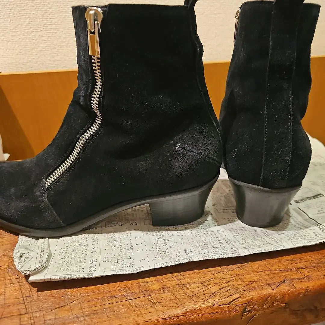 No discount ❕CoSTUME NATIONAL suede zip boots | 値引き不可❕CoSTUME NATIONAL スエードジップブーツ