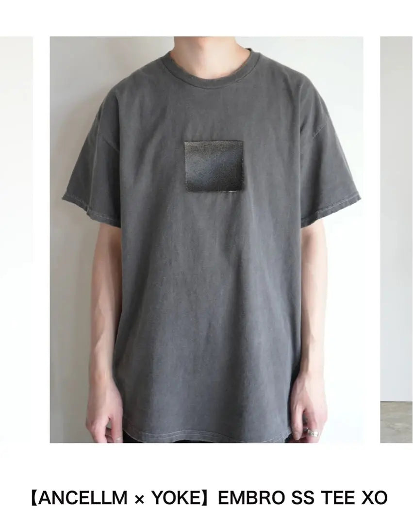 【ANCELLM × YOKE】EMBRO SS TEE XO