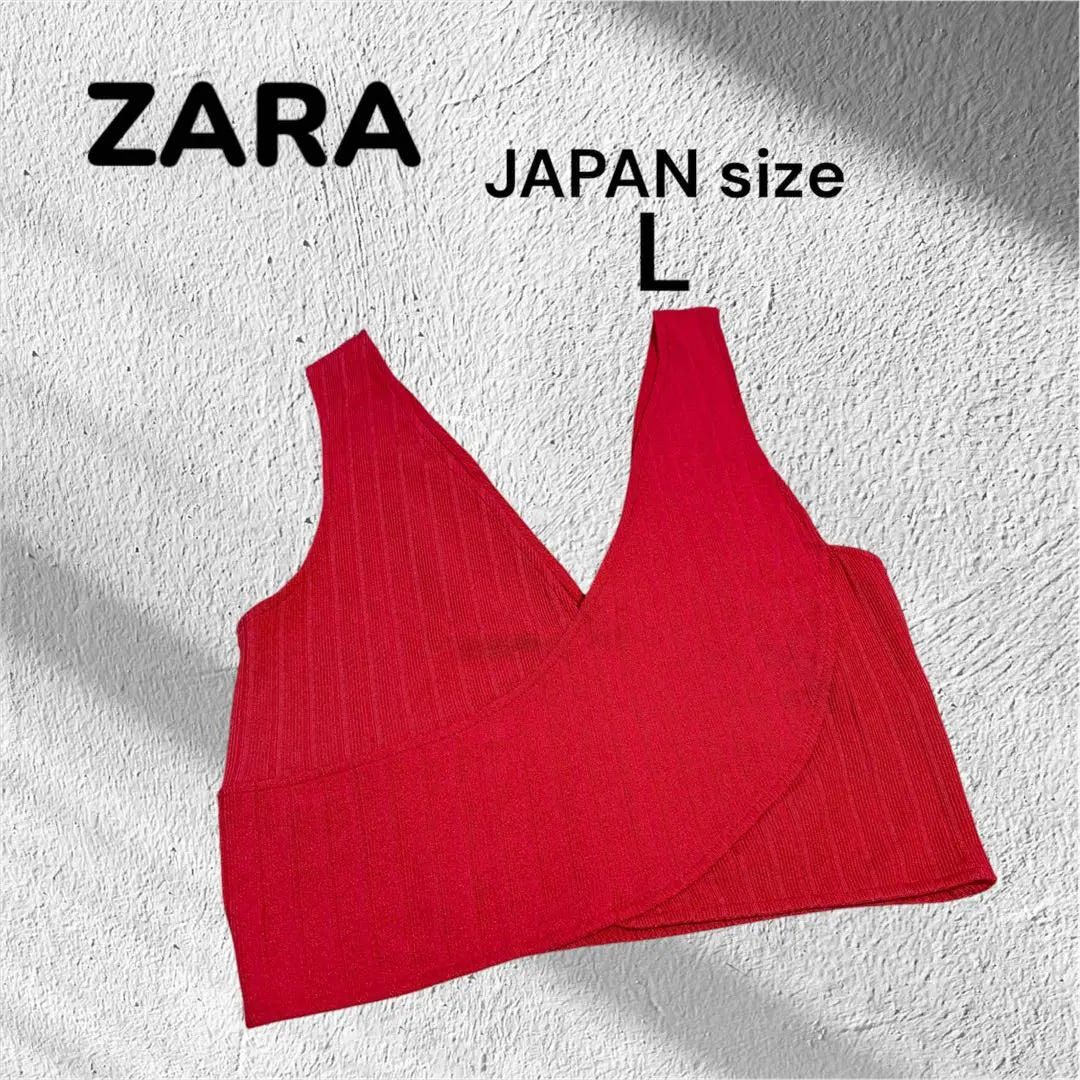 [Super beautiful condition] ZARA V-neck bustier L