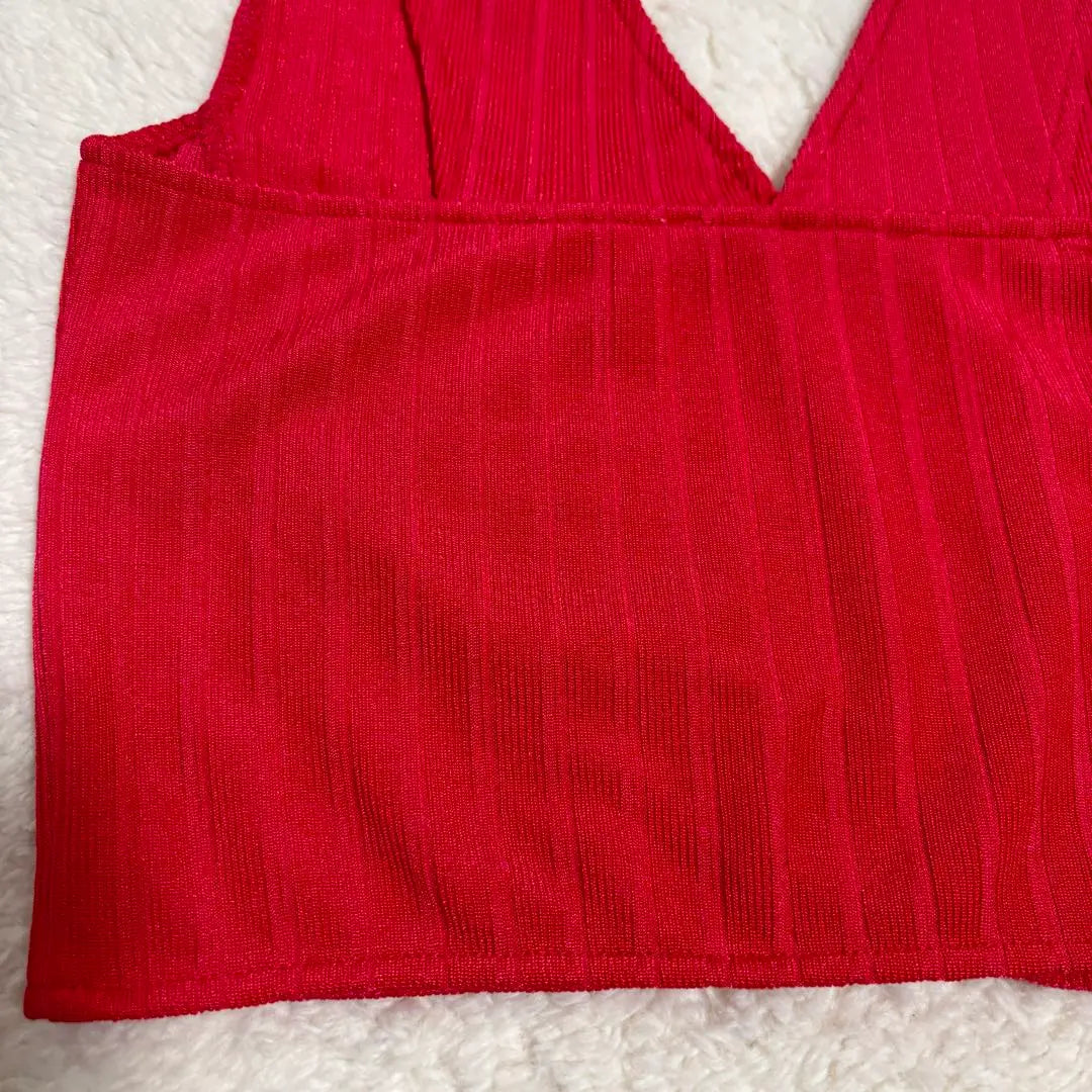 [Super beautiful condition] ZARA V-neck bustier L