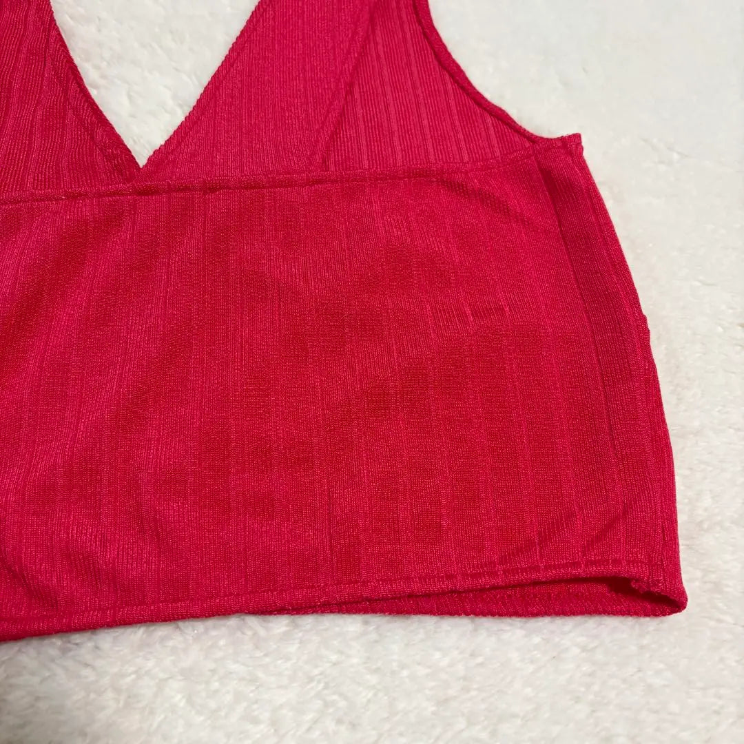 [Super beautiful condition] ZARA V-neck bustier L