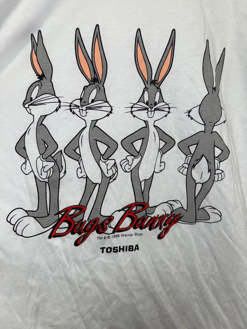 Looney Tunes Bugs Bunny T-shirt Not for Sale Toshiba 90sTOSHIBA