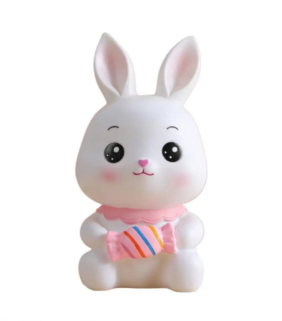 ❤Pigment Box, Cute Rabbit Shaped Piggy Bank Coin Bank, Offering Box, Decorative Girl