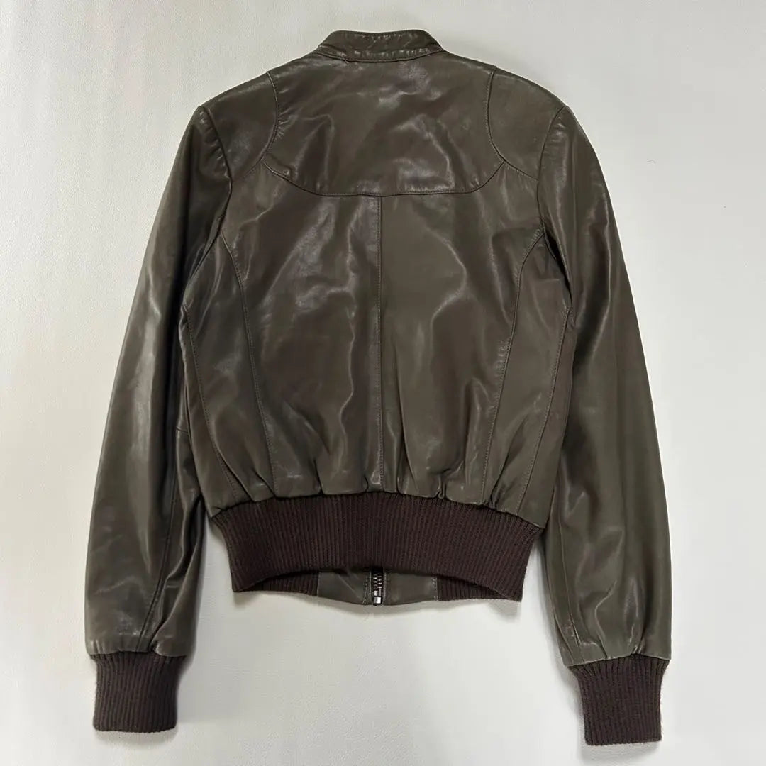 DOMA Leather Jacket Single Rider Brown