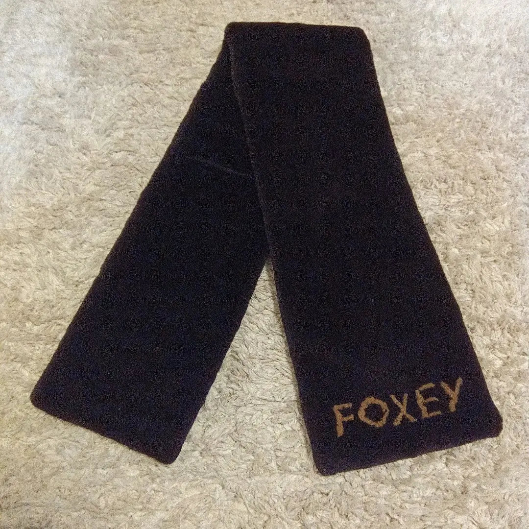 Bufanda Foxy Mink con logotipo