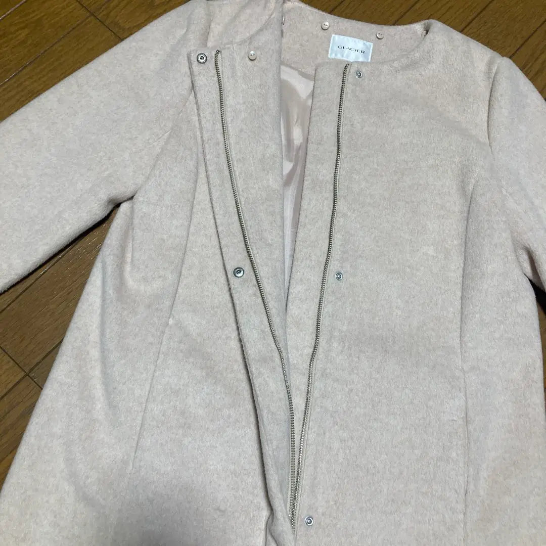 [GLACIER] Gracia no-collar coat for women M